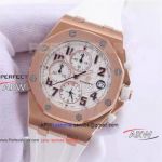 Perfect Replica Audemars Piguet  Royal Oak Offshore 42MM Watches - Rose Gold Quartz 